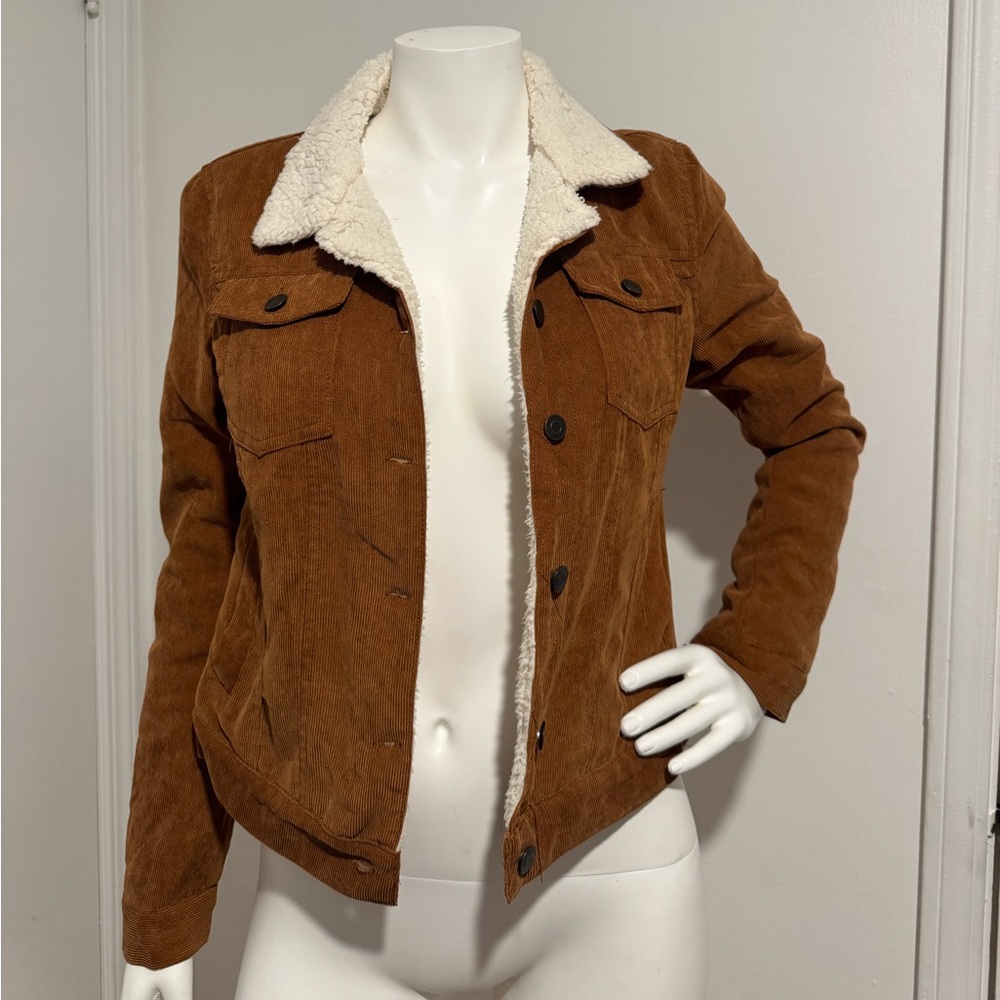 Ashley By 26 International Cream Sherpa Jacket